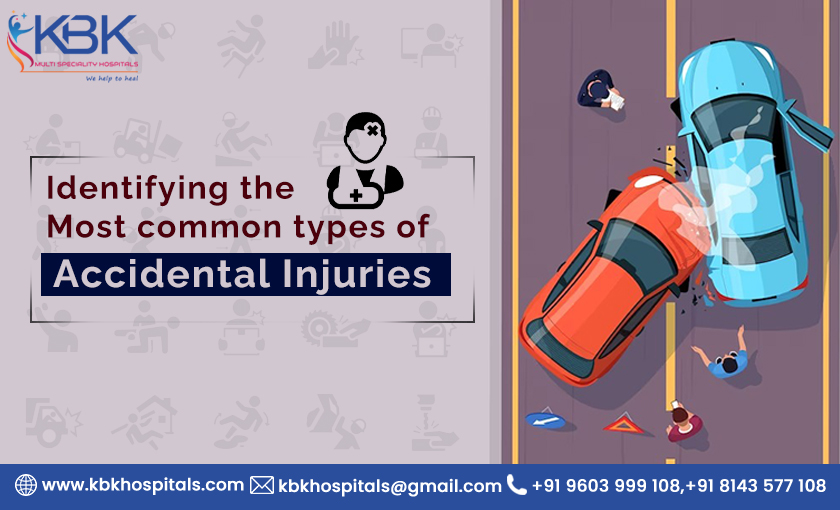 Identifying the Most common types of Accidental Injuries & How to treat them